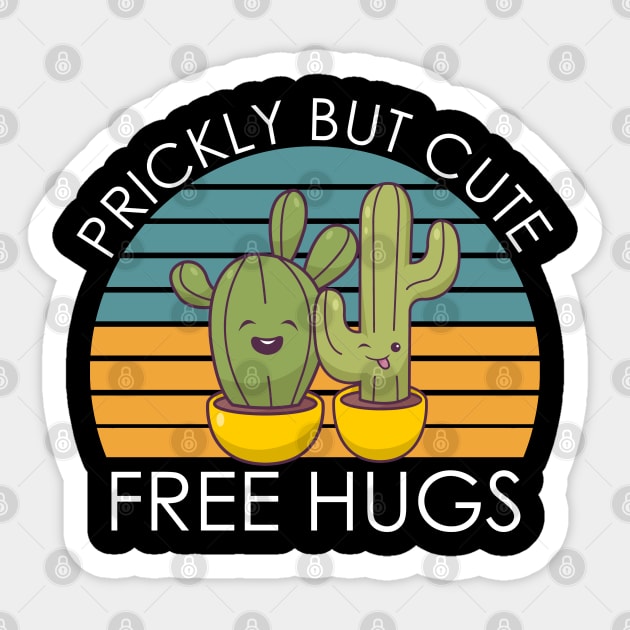 PRICKLY BUT CUTE Sticker by BEEtheTEE